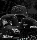 Gorra Premium Streetwear Bordada "D" Black Edition | Snapback Ajustable